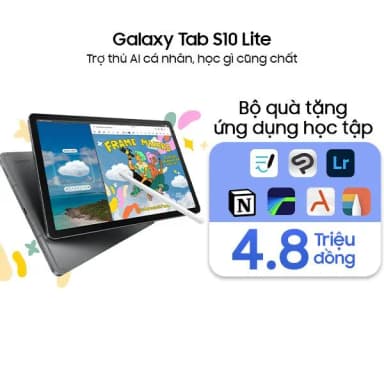 Máy tính bảng Samsung Galaxy Tab S10 Lite WiFi 6GB/128GB - 7