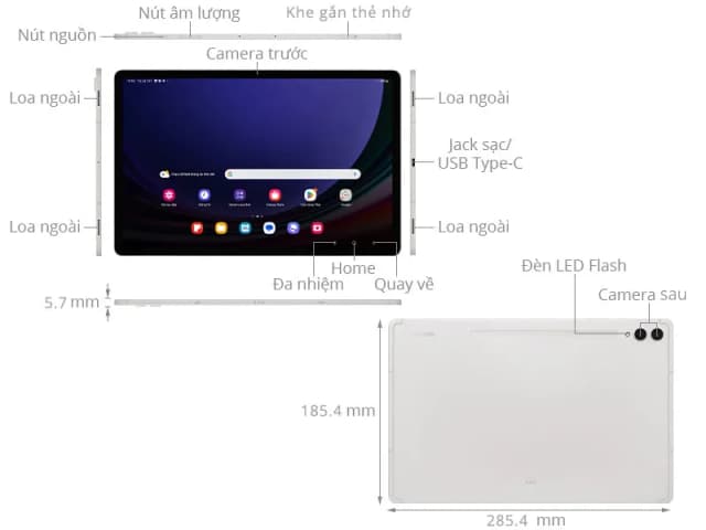 Top 1 so sánh giá Máy tính bảng Samsung Galaxy Tab S9 WiFi 12GB/256GB - Tìm sản phẩm giá rẻ nhất - Ảnh 5