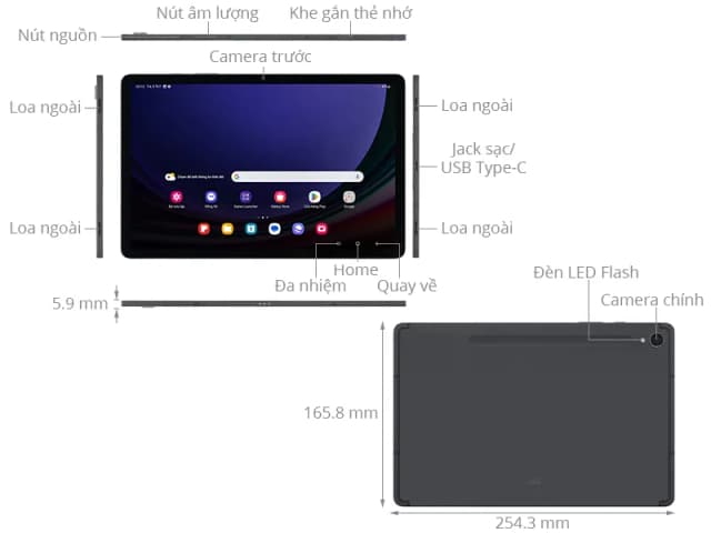 Top 1 so sánh giá Máy tính bảng Samsung Galaxy Tab S9 WiFi 12GB/256GB - Tìm sản phẩm giá rẻ nhất - Ảnh 7