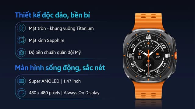 So sánh giá Samsung Galaxy Watch Ultra LTE 47mm dây silicone rẻ nhất? - Ảnh 14