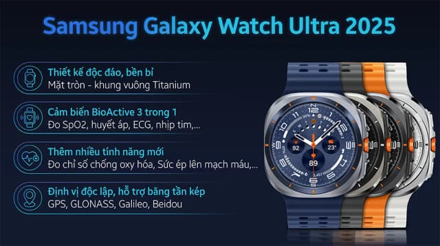 So sánh giá Samsung Galaxy Watch Ultra LTE 47mm (2025) dây silicone rẻ nhất? - Ảnh 14