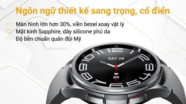 Top 1 so sánh giá Samsung Galaxy Watch6 Classic 47mm dây silicone - Tìm sản phẩm giá rẻ nhất - Ảnh 5
