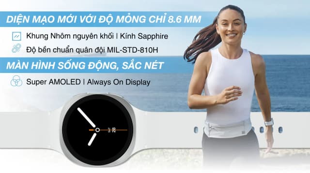 So sánh giá Samsung Galaxy Watch8 44mm dây silicone rẻ nhất? - Ảnh 4