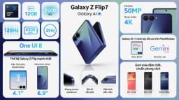 Điện thoại Samsung Galaxy Z Flip7 5G 12GB/512GB - Giá rẻ nhất hôm nay - Ảnh 2