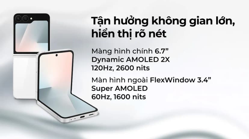 Điện thoại Samsung Galaxy Z Flip7 FE 5G 8GB/256GB - Giá rẻ nhất hôm nay - Ảnh 4