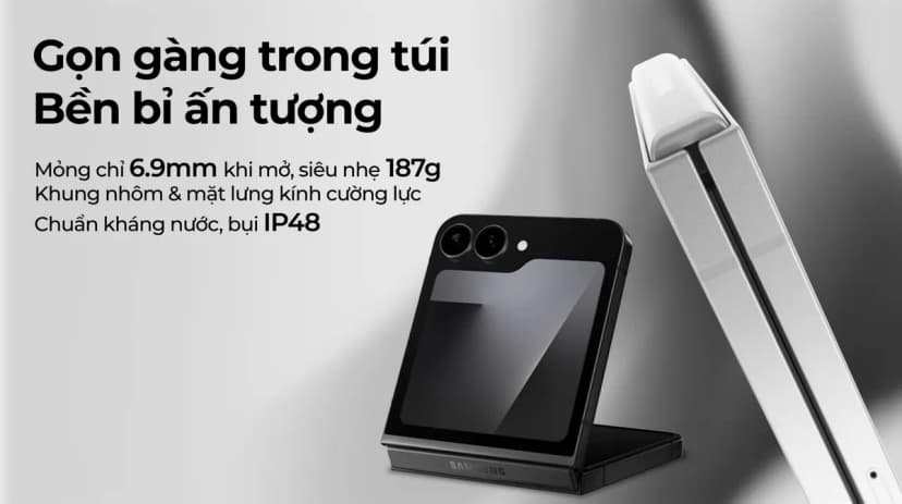 Điện thoại Samsung Galaxy Z Flip7 FE 5G 8GB/256GB - Giá rẻ nhất hôm nay - Ảnh 5