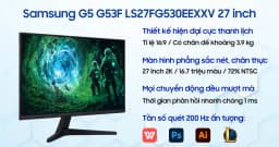 So sánh giá Màn hình Gaming Samsung LS27FG530EEXXV (27 inch QHD, IPS, 200Hz, 1ms) - Tìm sản phẩm giá rẻ nhất - Ảnh 10