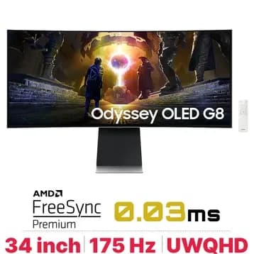 So sánh giá Màn hình Gaming Samsung Odyssey OLED G8 LS34BG850SEXXV (34 inch UWQHD, OLED, 175Hz, 0.03ms) rẻ nhất? - Ảnh 15
