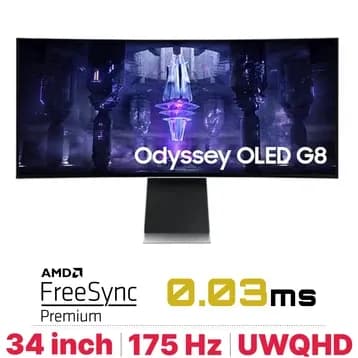 So sánh giá Màn hình Gaming Samsung Odyssey OLED G8 LS34BG850SEXXV (34 inch UWQHD, OLED, 175Hz, 0.03ms) rẻ nhất? - Ảnh 7