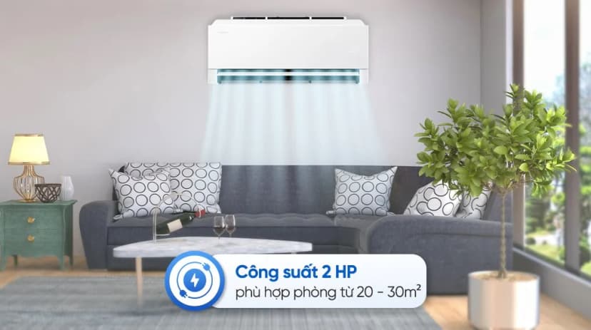 Máy lạnh Samsung Wind-Free Inverter 2 HP AR80H18DAAWNSV - Giá rẻ nhất hôm nay - Ảnh 2