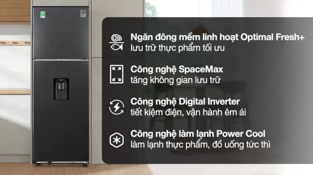 So sánh giá Tủ lạnh Samsung Inverter 345 lít RT35CG5544B1SV rẻ nhất? - Ảnh 2