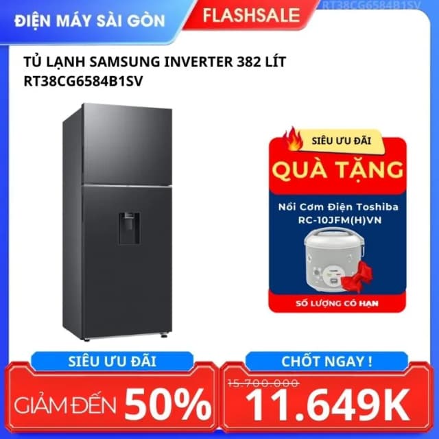 So sánh giá Tủ lạnh Samsung Inverter 406 lít Bespoke RT42CB6784C3SV rẻ nhất? - Ảnh 12