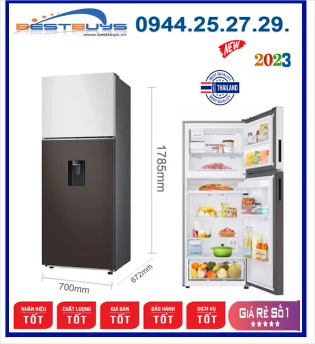 So sánh giá Tủ lạnh Samsung Inverter 406 lít Bespoke RT42CB6784C3SV rẻ nhất? - Ảnh 19