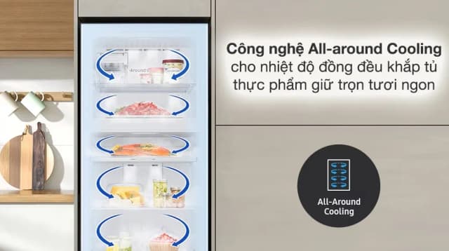 So sánh giá Tủ lạnh Samsung Inverter 460 lít Bespoke RT47CB66868ASV rẻ nhất? - Ảnh 16