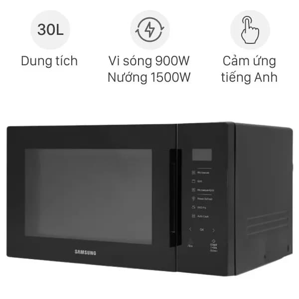 So sánh giá Lò vi sóng có nướng Samsung MG30T5018CK/SV 30 lít rẻ nhất? - Ảnh 2
