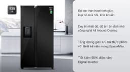 Tủ lạnh Samsung Inverter 635 lít Side By Side RS64R53012C/SV - Giá rẻ nhất hôm nay - Ảnh 2