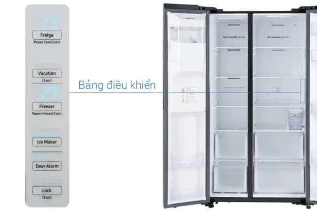 So sánh giá Tủ lạnh Samsung Inverter 635 lít Side By Side RS64R5301B4/SV rẻ nhất? - Ảnh 13