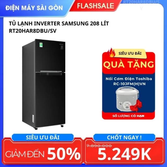 So sánh giá Tủ lạnh Samsung Inverter 208 lít RT20HAR8DBU/SV rẻ nhất? - Ảnh 18