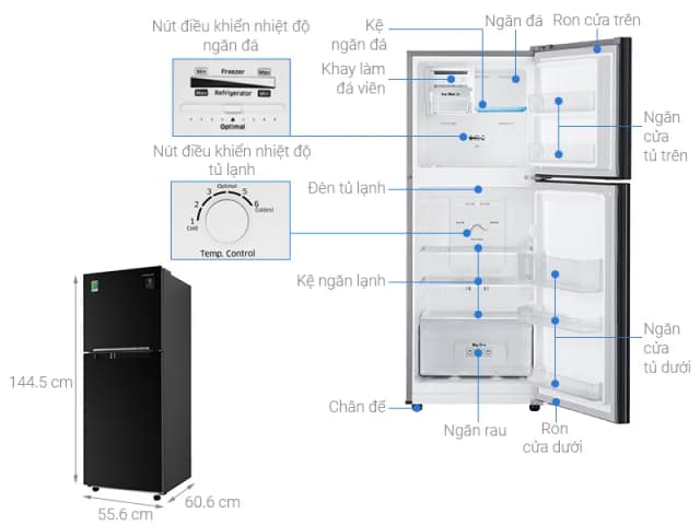 So sánh giá Tủ lạnh Samsung Inverter 208 lít RT20HAR8DBU/SV rẻ nhất? - Ảnh 7