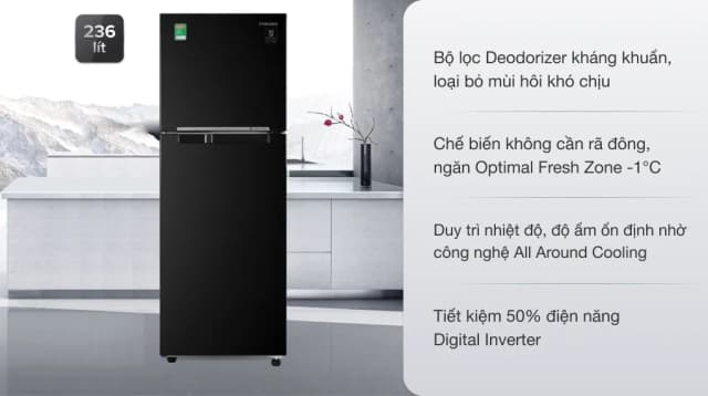 So sánh giá Tủ lạnh Samsung Inverter 236 lít RT22M4032BU/SV rẻ nhất?