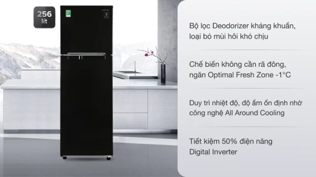 So sánh giá Tủ lạnh Samsung Inverter 256 lít RT25M4032BU/SV rẻ nhất?