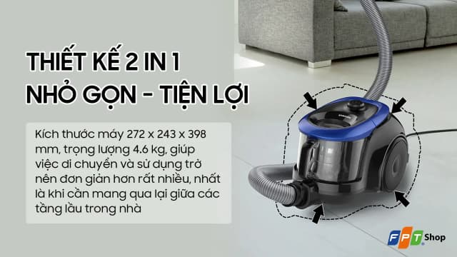 Top 1 so sánh giá Máy hút bụi dạng hộp Samsung VC18M2120SB/SV - Tìm sản phẩm giá rẻ nhất - Ảnh 22
