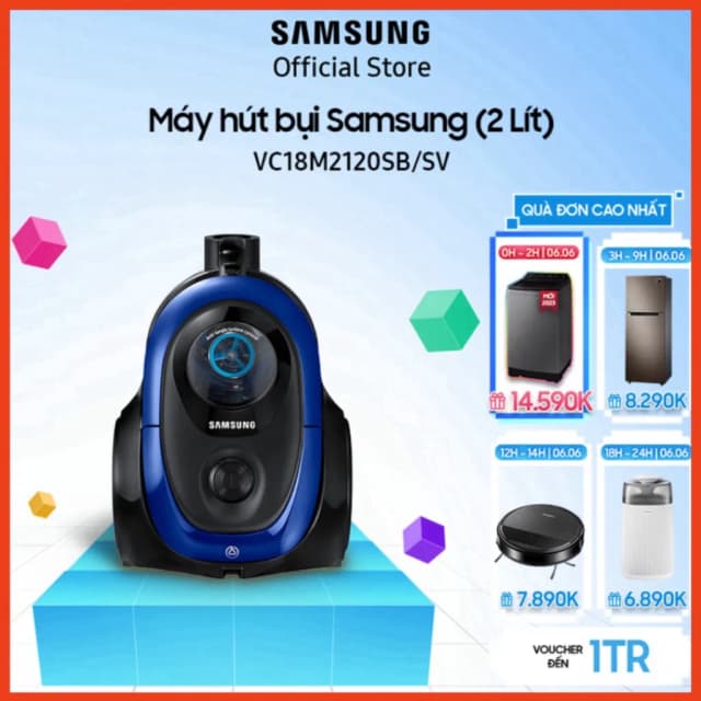 Top 1 so sánh giá Máy hút bụi dạng hộp Samsung VC18M2120SB/SV - Tìm sản phẩm giá rẻ nhất - Ảnh 54