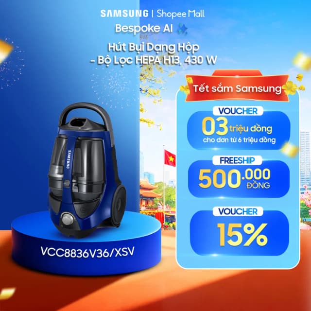 So sánh giá Máy hút bụi dạng hộp Samsung VCC8836V36/XSV rẻ nhất? - Ảnh 19