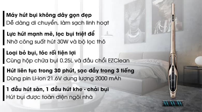 Máy hút bụi không dây Samsung VS03R6523J1/SV - Giá rẻ nhất hôm nay - Ảnh 27