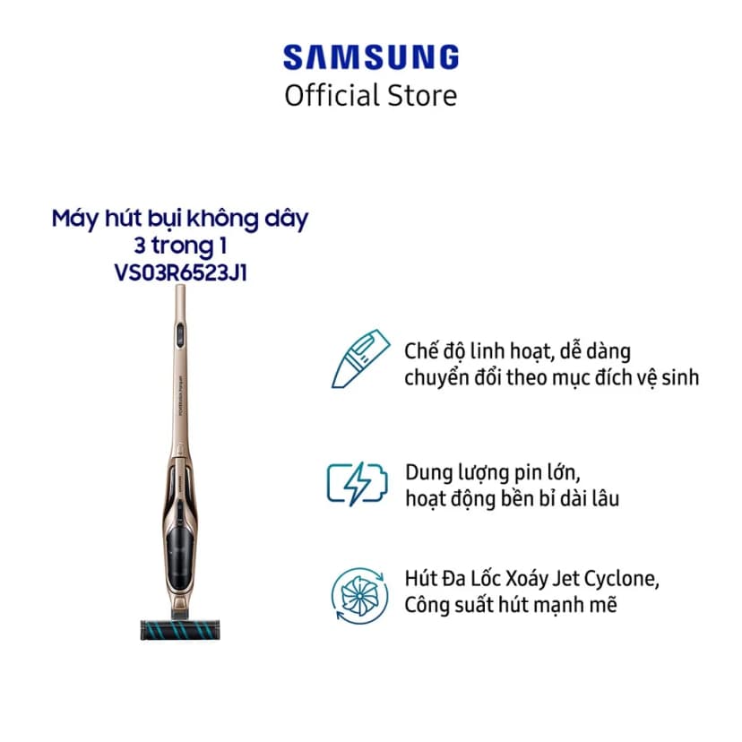 Máy hút bụi không dây Samsung VS03R6523J1/SV - Giá rẻ nhất hôm nay - Ảnh 41