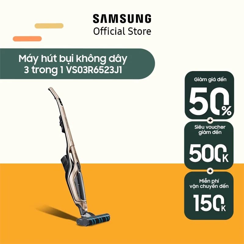 Máy hút bụi không dây Samsung VS03R6523J1/SV - Giá rẻ nhất hôm nay - Ảnh 47