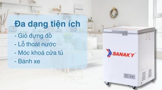 Top 1 so sánh giá Tủ Đông Sanaky 100 lít VH162HY2 - Tìm sản phẩm giá rẻ nhất - Ảnh 8
