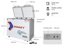So sánh giá Tủ đông Sanaky Inverter 280 lít TD.VH4099W4K rẻ nhất? - Ảnh 14
