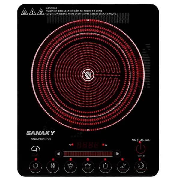 Bếp hồng ngoại đơn Sanaky SNK-2103HGN 2000W - Ảnh 4