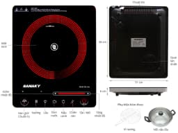 So sánh giá Bếp hồng ngoại đơn Sanaky SNK2102HG 2000W - Tìm sản phẩm giá rẻ nhất - Ảnh 2