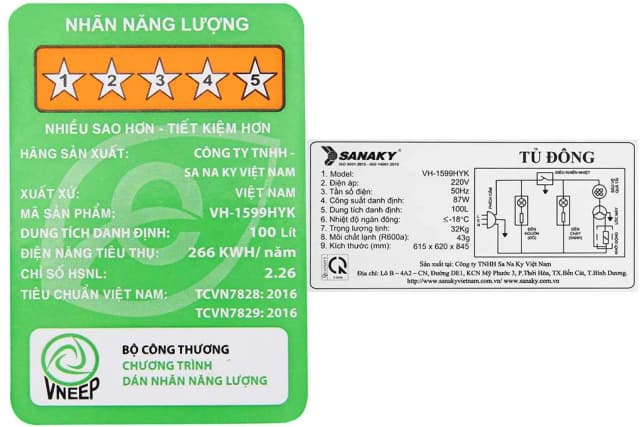 Top 1 so sánh giá Tủ đông Sanaky 100 lít VH-1599HYK - Tìm sản phẩm giá rẻ nhất - Ảnh 18