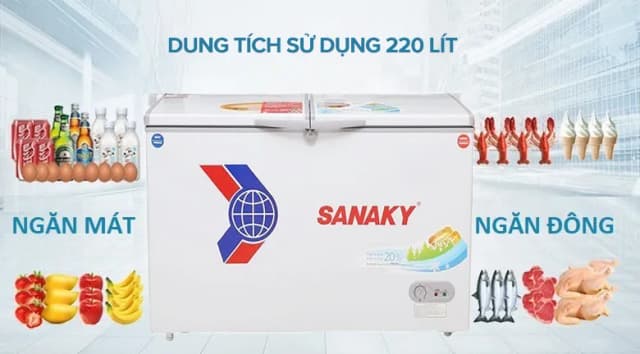 So sánh giá Tủ đông Sanaky 220 lít VH-2899W1 rẻ nhất? - Ảnh 17