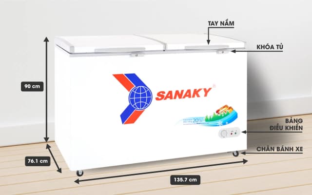 So sánh giá Tủ đông Sanaky 410 lít VH 5699HY rẻ nhất? - Ảnh 13