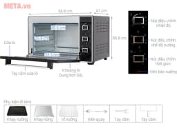 Lò nướng Sanaky VH5099S2D 50 lít - Giá rẻ nhất hôm nay - Ảnh 13