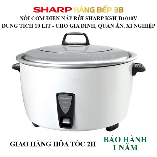 So sánh giá Nồi cơm nắp rời Sharp 10 lít KSH-D1010V rẻ nhất? - Ảnh 13
