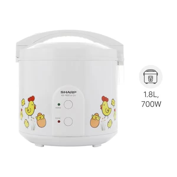 Nồi cơm nắp gài Sharp 1.8 lít KS-183TJV-CH - Ảnh 4