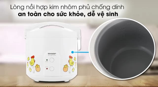 So sánh giá Nồi cơm nắp gài Sharp 1.8 lít KS-183TJV-CH rẻ nhất? - Ảnh 7