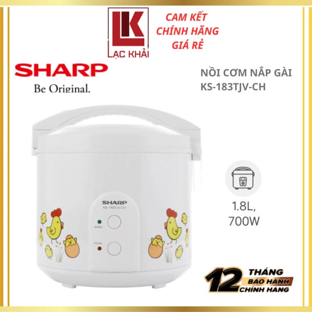 So sánh giá Nồi cơm nắp gài Sharp 1.8 lít KS-183TJV-CR rẻ nhất? - Ảnh 14
