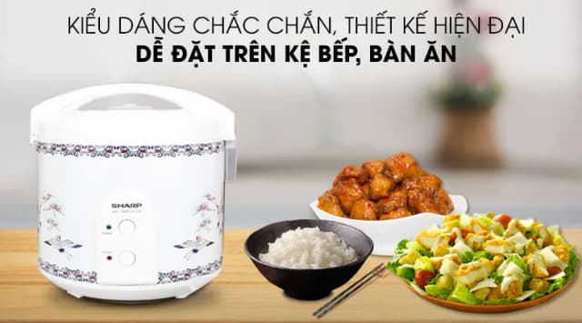 So sánh giá Nồi cơm nắp gài Sharp 1.8 lít KS-183TJV-CR rẻ nhất? - Ảnh 7