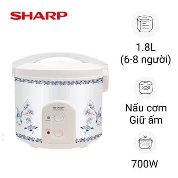 So sánh giá Nồi cơm nắp gài Sharp 1.8 lít KS-183TJV-CR rẻ nhất? - Ảnh 8