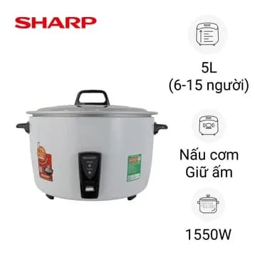So sánh giá Nồi cơm nắp rời Sharp 5 lít KSH-D55V rẻ nhất? - Ảnh 9