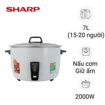 So sánh giá Nồi cơm nắp rời Sharp 7 lít KSH-D77V rẻ nhất? - Ảnh 5