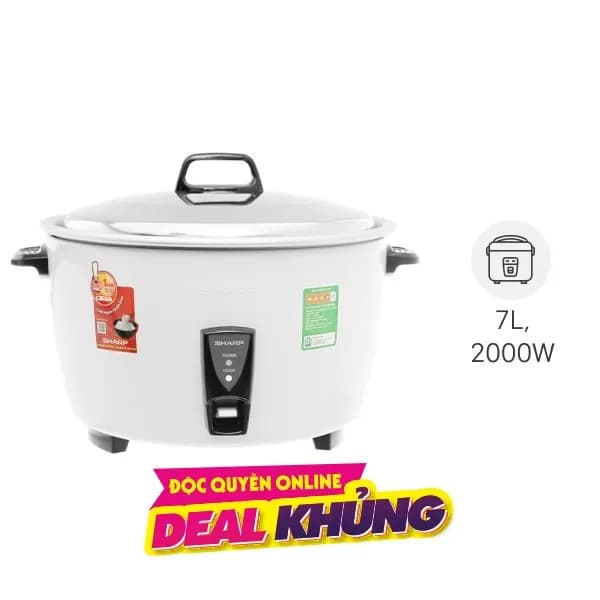So sánh giá Nồi cơm nắp rời Sharp 7 lít KSH-D77V rẻ nhất? - Ảnh 6