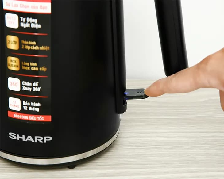 So sánh giá Bình đun siêu tốc Sharp 1 lít EKJ-10DVPS-BK - Tìm sản phẩm giá rẻ nhất - Ảnh 13