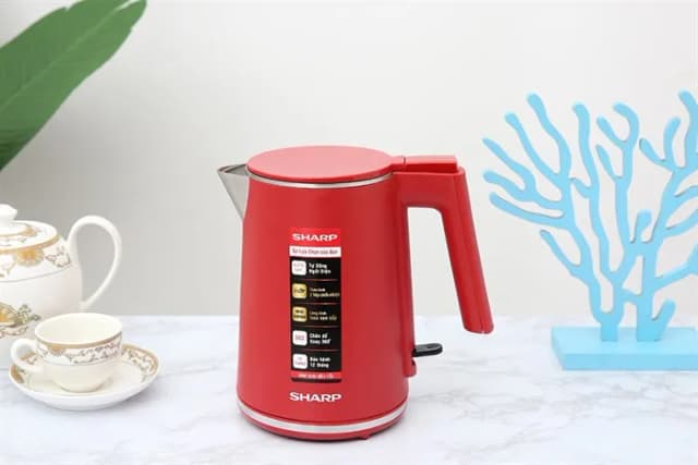 So sánh giá Bình đun siêu tốc Sharp 1 lít EKJ-10DVPS-RD rẻ nhất? - Ảnh 3